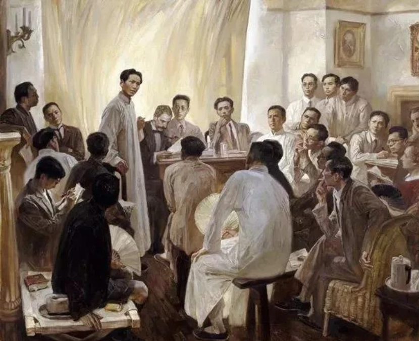 1927年8月7日，“八七會(huì)議”上毛澤東提出了“槍桿子里出政權(quán)”的著名論斷?.png