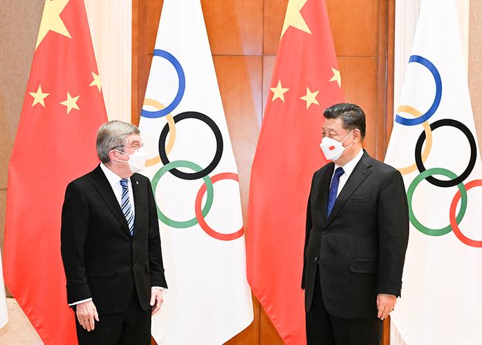 2014年2月6日，在應(yīng)邀出席索契冬奧會開幕式期間，習(xí)近平對國際奧委會主席巴赫說.jpeg