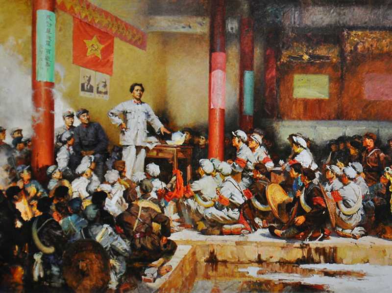 1929年12月28日至29日，紅軍召開古田會議 - 中國軍網(wǎng)