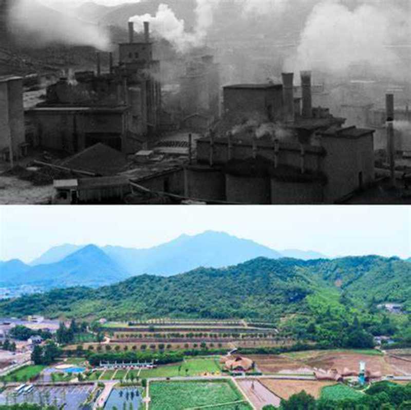 礦山開采時(shí)期的余村舊貌對(duì)比.jpg
