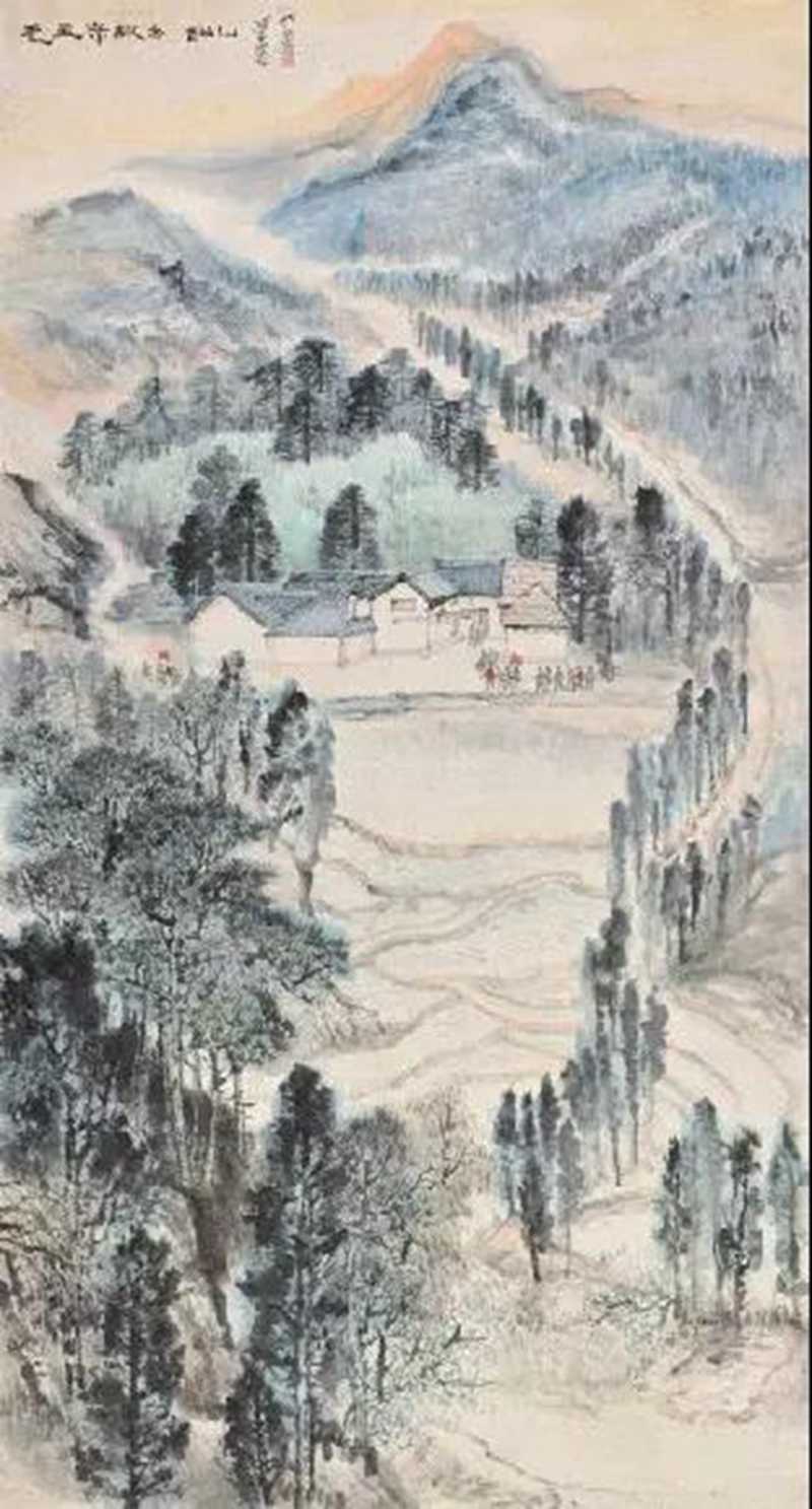 毛主席經典詩詞入畫，大氣磅礴，美不勝收（北戴河以及登廬山作品）(圖11)
