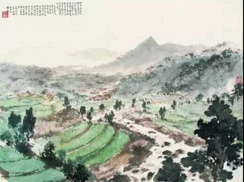 毛主席經典詩詞入畫，大氣磅礴，美不勝收（北戴河以及登廬山作品）(圖5)