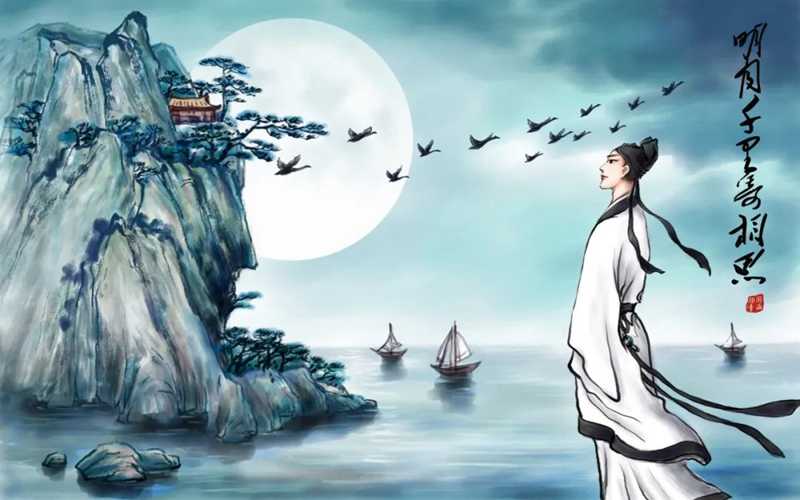 昨夜閑潭夢(mèng)落花，可憐春半不還家。.jpg